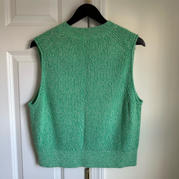 COS Green V-Neck Sweater Vest - Picture 5 of 8